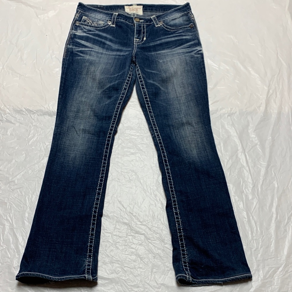 Big Star Maddie Bootcut Jeans Dark Wash Y2K Western Size 30L